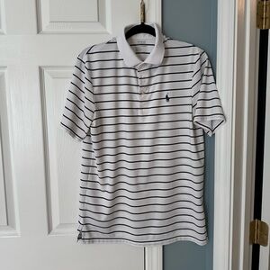 Polo by Ralph Lauren Men's White Striped Shirt